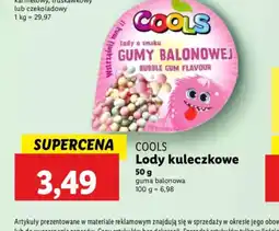 Lidl Lody kuleczkowe Cools oferta