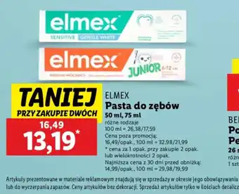 Lidl Pasta do zębów Elmex oferta