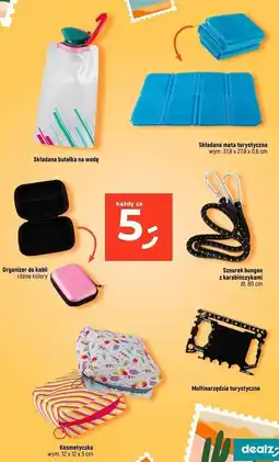 Dealz Sznurek boungee z karabińczykami 80 cm oferta