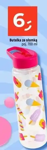 Dealz Butelka ze słomką 700 ml oferta