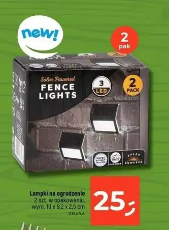 Dealz Lampki na ogrodzenie oferta