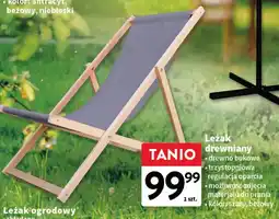 Intermarche Leżak drewniany oferta