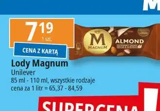 E.Leclerc Lód almond Algida Magnum oferta