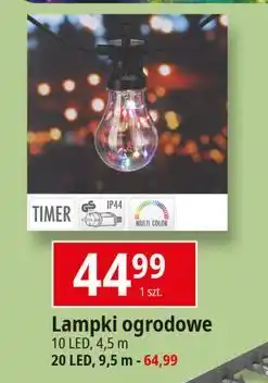 E.Leclerc Lampki ogrodowe 20 led oferta