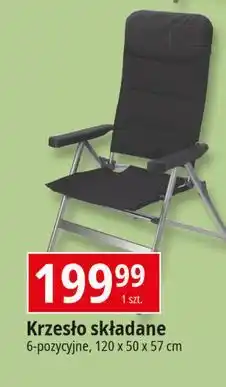 E.Leclerc Krzesło ogrodowe 6-pozycyjne oferta