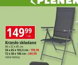 E.Leclerc Krzesło składane 72 x 58 106 cm oferta