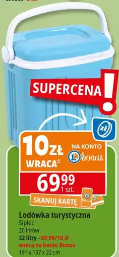 E.Leclerc Lodówka turystyczna 32 l Siplec oferta