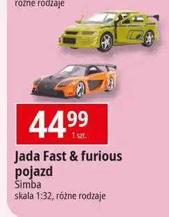E.Leclerc Auto sportowe fast&furious 1:32 Simba oferta