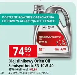 E.Leclerc Olej silnikowy 15w40 Orlen Oil oferta
