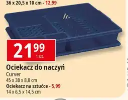 E.Leclerc Ociekacz na sztućce 14 x 6.5 14.5 cm Curver oferta