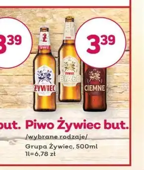 Społem Żywiec Piwo jasne 500 ml oferta