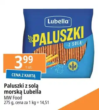 E.Leclerc Paluszki z solą morską Lubella oferta