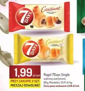 Avita 7 Days Croissant z nadzieniem kakaowym 60 g oferta