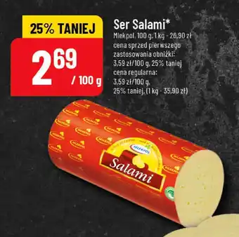 Polomarket Ser Salami 100g Mlekpol oferta