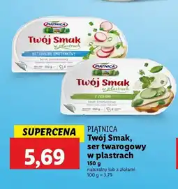 Lidl Serek śmietankowy naturalny Piątnica twój smak oferta