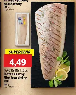 Lidl Dorsz czarny polędwica Rybny targ lidla oferta