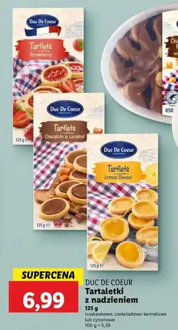 Lidl Tartaletki truskawkowe Duc de coeur oferta