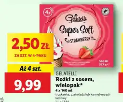 Lidl Lody truskawkowe Gelatelli oferta