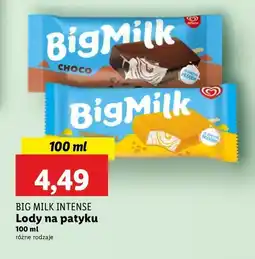 Lidl Lód choco Algida big milk oferta