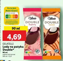 Lidl Lód double raspberry Gelatelli oferta