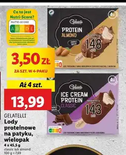 Lidl Lody almond Gelatelli protein oferta