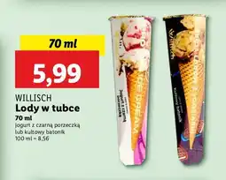 Lidl Lody jogurt z czarną porzeczką Willisch oferta