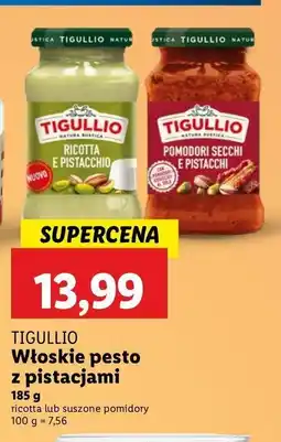 Lidl Pesto ricotta i pistacje Tigullio oferta