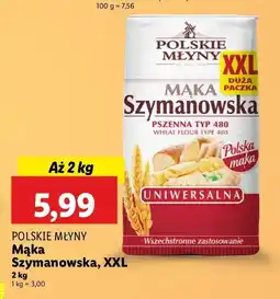 Lidl Mąka szymanowska uniwersalna Polskie młyny oferta