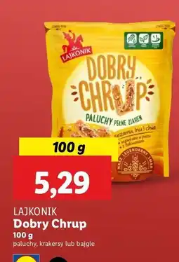 Lidl Paluchy pełne ziaren sezamu lnu i chia Lajkonik dobry chrup oferta