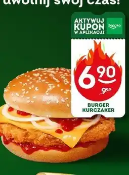 Żabka Burger kurczaker Żabka oferta