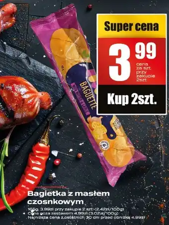 Supeco Bagietka z masłem czosnkowym Supeco oferta