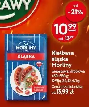 Żabka Kiełbasa śląska Morliny 450-550g oferta