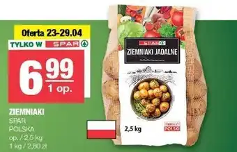 Spar Ziemniaki jadalne Spar 2.5kg oferta