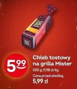 Żabka Chleb tostowy na grilla Mister 500g oferta