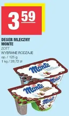 Spar Deser mleczny Monte Zott oferta