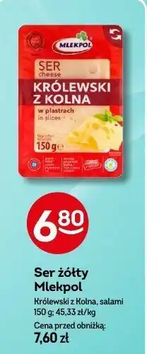 Żabka Ser żółty Mlekpol oferta