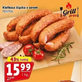 Prim Market Kiełbasa śląska z serem Pekpol oferta