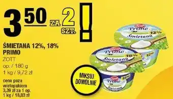 Spar Śmietana 12%, 18% Primo Zott oferta