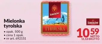 Makro Mielonka tyrolska 500g Sokołów oferta