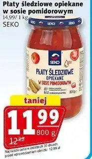 Prim Market Płaty śledziowe opiekane w sosie pomidorowym 800g Seko oferta