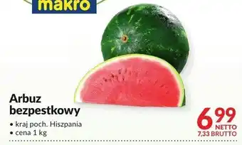 Makro Arbuz bezpestkowy Makro oferta