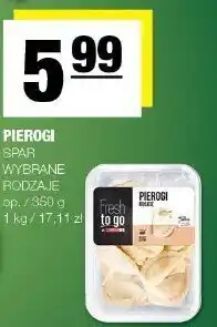 Spar Pierogi wybrane rodzaje Spar oferta