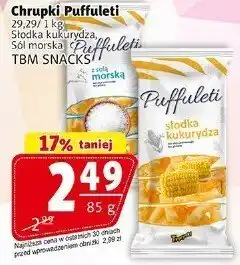 Prim Market Chrupki Puffuletti 85 g TBM SNACKS oferta