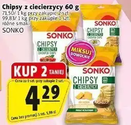 Prim Market Chipsy z ciecierzycy 60 g SONKO oferta