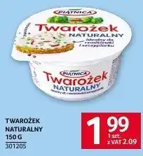 Selgros Twarożek naturalny 150 g Piątnica oferta