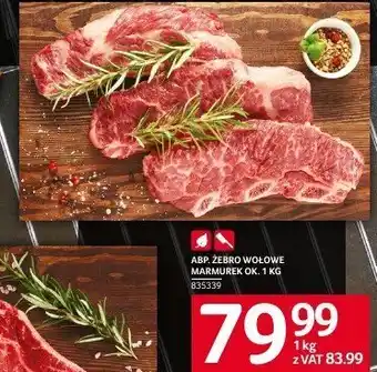 Selgros Abp żebro wołowe marmurek ok. 1 kg Selgros oferta