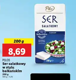 Lidl Pilos ser sałatkowy w stylu bałkańskim oferta