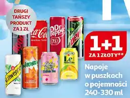 Auchan Napoje w puszkach oferta