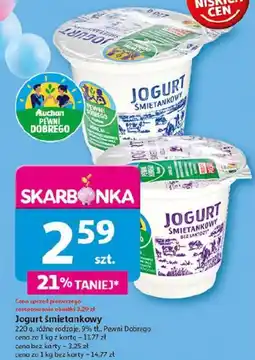 Auchan Jogurt śmietankowy oferta