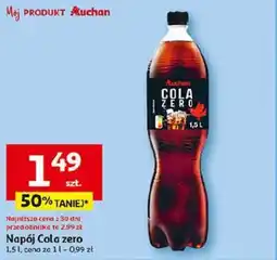 Auchan Napój Cola zero oferta
